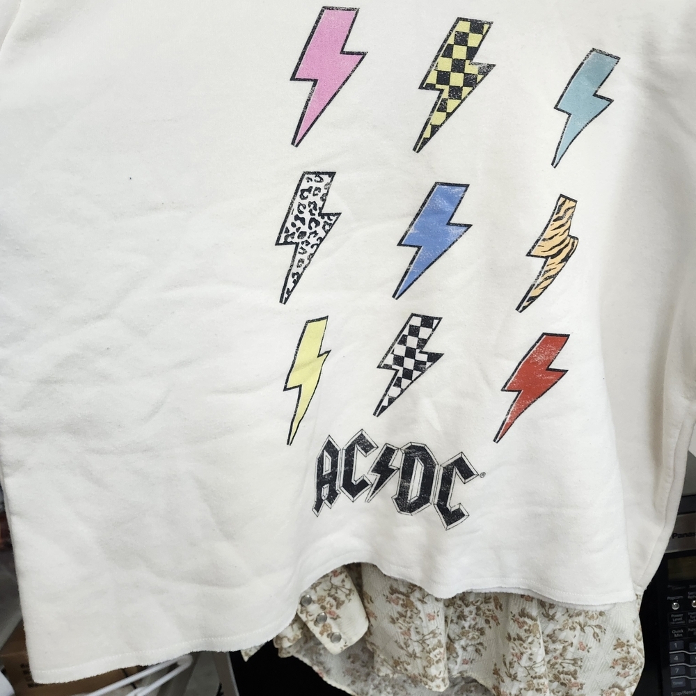 AC/DC Kids Graphic Tee - White